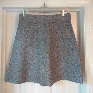 LOFT Heather Gray Knit Skirt NWT